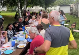 Un momento di festa nel Giardino di Andirivieni